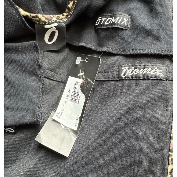 NWT Otomix t shirt short sleeve matching bottoms black cheetah cotton size small - Picture 9 of 16